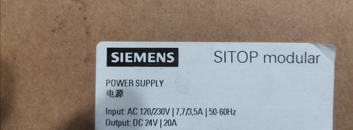6ep1336-3ba00 Power Supply Sitop Modular 20a Siemens