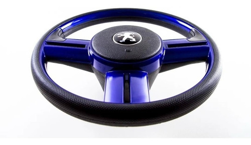 Imagen 5 de 5 de Volante Deportivo Rallye Peugeot 106/206/207/306 Azul