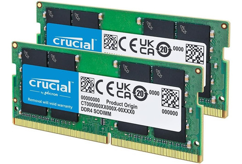 Memoria Ram Crucial 2x16 32gb Ddr4 3200 Mhz