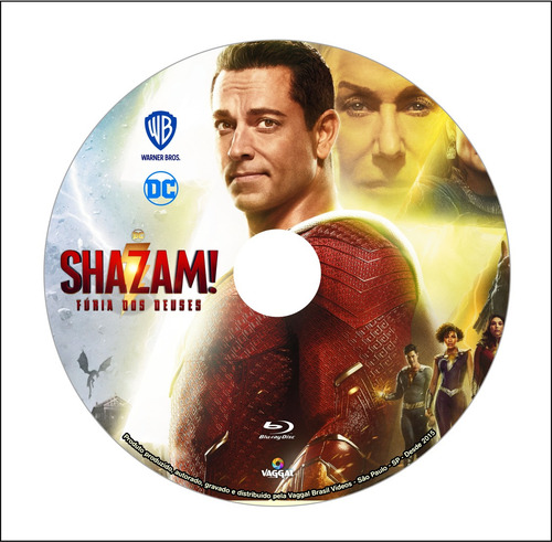 Blu-ray Filme Shazam Fúria Dos Deuses - 2023 - Dubl/leg