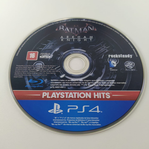 Batman: Arkham Knight Ps4 Playstation Mídia Física (Usado)
