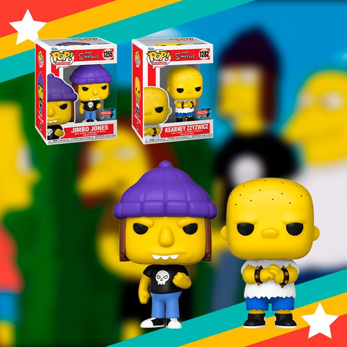 Set Funko Pop! The Simpsons: Jimbo & Kearney Nycc '22
