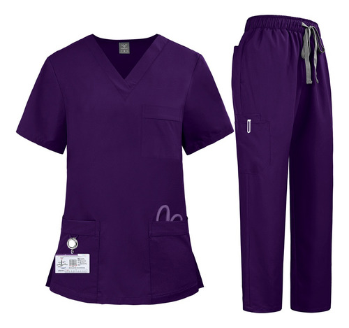 Uniforms Scrubs For Neutral Set -a Stretch Scrub Top Y Pants