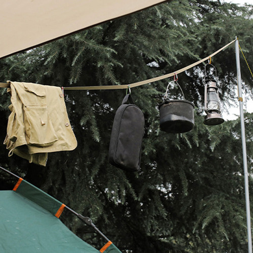 Alça De Varal De Acampamento Pendurada Ao Ar Livre Em Tenda