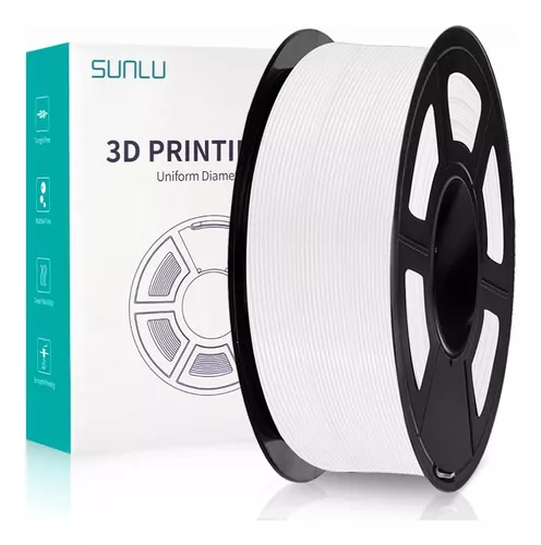 Filamento PLA de 0.069 pulgadas, filamento de impresora 3D, carrete de 2.2  libras, precisión dimensional +/- 0.001 pulgadas, filamento de impresión 3D