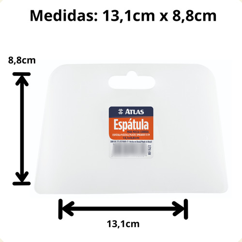 Espátula De Plastico Aplicador Para Massa 13,1cm 152/2 Atlas