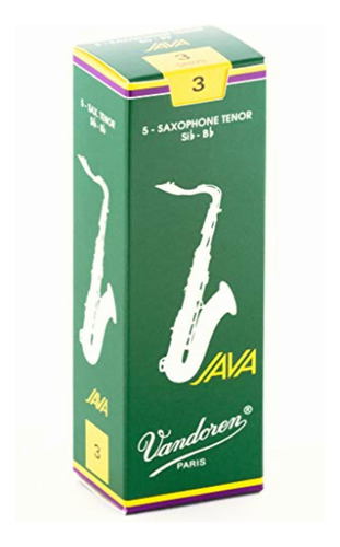 Vandoren Sr273 Cañas De Saxo Tenor Java Fuerza 3; Caja De 5