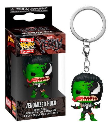 Funko Pop! Keychain Original Marvel Venomized Hulk