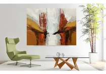 Comprar Cuadro Abstracto Pintado A Mano Texturado Moderno Arte Deco