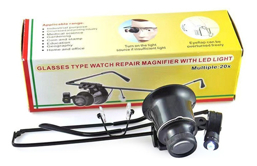 Lupa Con Luz Led Watch Repair Eye Loupe Mag