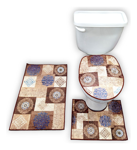 Imagen 3 de 5 de Juego De Baño Con Alfombra Tienda Chacao