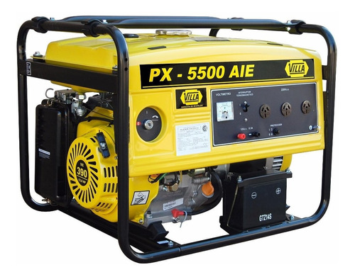 Grupo Electrógeno 5,5 Kva Arranque Eléctrico Villa Px-5500