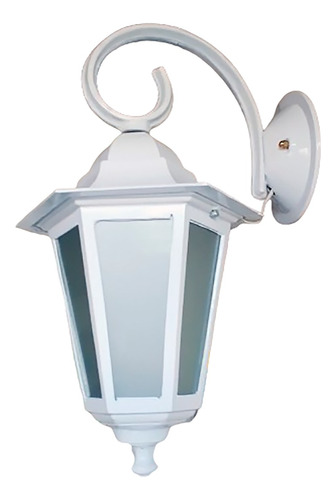 Farol Colonial Fundición De Aluminio 6 Caras Apto Led - E27