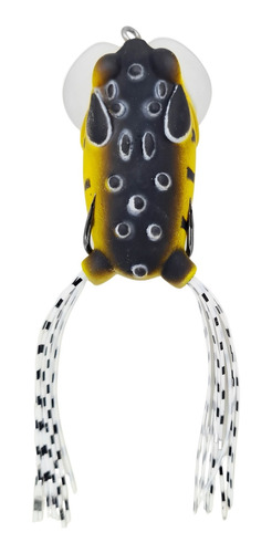 Imagen 2 de 3 de Señuelo Caster Bull Frog 6cm 17gr Rana Goma Antienganche