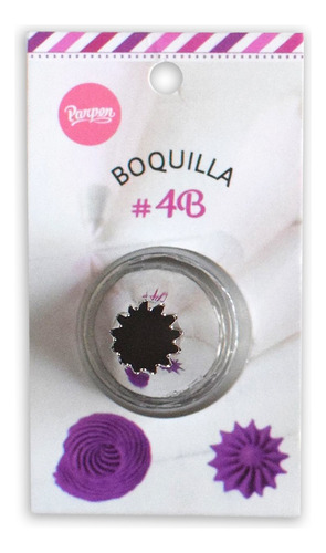 Boquilla / Pico 4b Parpen Para Decorar Tortas - Prya