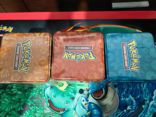 Trio Tin (chari, Umbreon, Lican) Ingles, Selladas Original Pokémon Tcg Inglés (Usado)