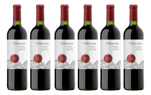 Vino Viñalba Malbec X750cc Caja X6