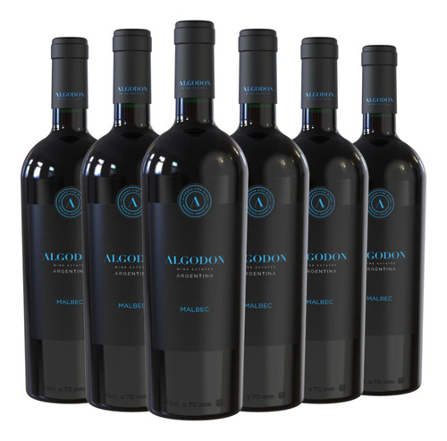 Vino Algodon Black Label Malbec Caja X 6 X 750ml. --