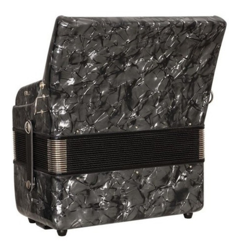 Acordeon Eagle Ega 0348 Pbk 48 Baixos 3 Registros + Bag
