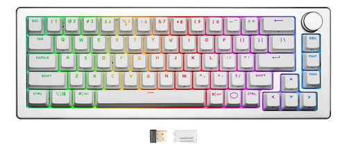 Teclado Mecánico Inalámbrico Cooler Master/blanco Color del teclado Blanco Idioma Inglés US