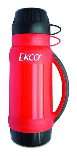 Termo Ekco Polaris de vidrio 1L rojo