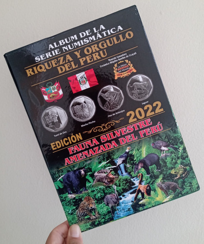 Peru Album Monedas Riqueza Y Orgullo + Fauna En Extincion