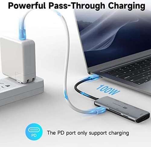 Hub Usb-c Multifunción Rshtech Con Hdmi 8k