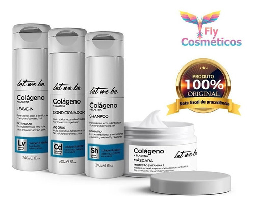 Linha Colágeno Home Care Let Me Be | 4 Produtos 