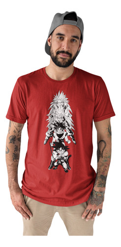 Camisa, Camisetas Goku Evolução Vegeta Gohan Trunks Kuririn
