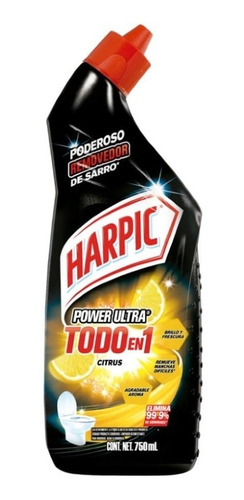 Limpiador Desinfectante Para Baño Harpic® Power Ultra 750ml