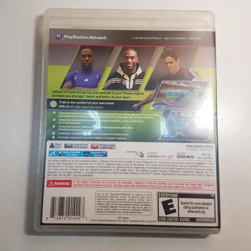 Juego Ps3 adidas Micoach - Para Ps Move - Fisico (Usado)