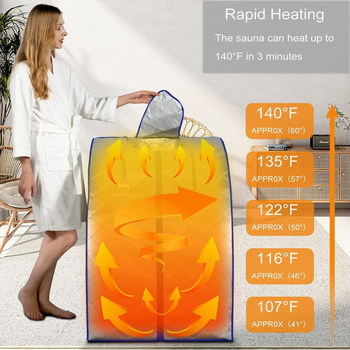 Spa Portátil Con Infrarrojos Para Sauna Con Almohadilla