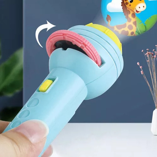 Lámpara De Proyección,proyector De Linterna Para Niños 8pcs
