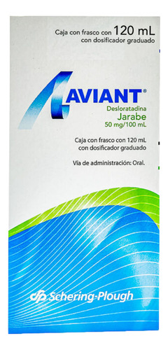 Aviant Desloratadina 50 Mg Jarabe Con 120 Ml