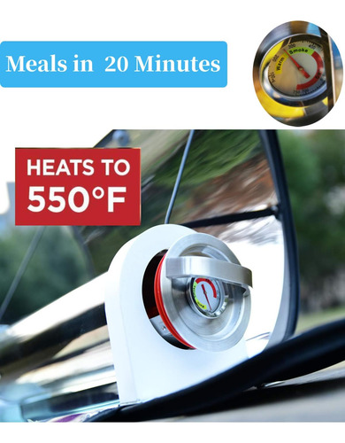 Horno Solar Mrmapmax Horno Portátil De 4.5l Gran Capacidad O