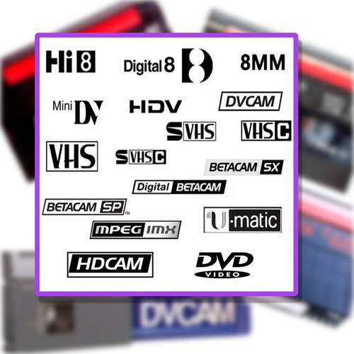 Digitalizamos Vhs - Mini Dv - Hi 8 - Dvcam - Beta - U Matic