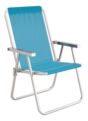 Sillón Playero Pescador Alto Director Aluminio Reposera Mor