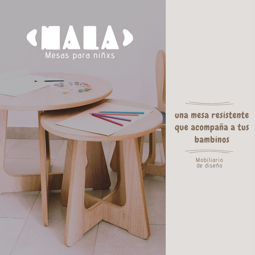 Imagen 8 de 10 de Juego De Mesa 45 Cm + 2 Sillas Para Niños - Envío Gratis