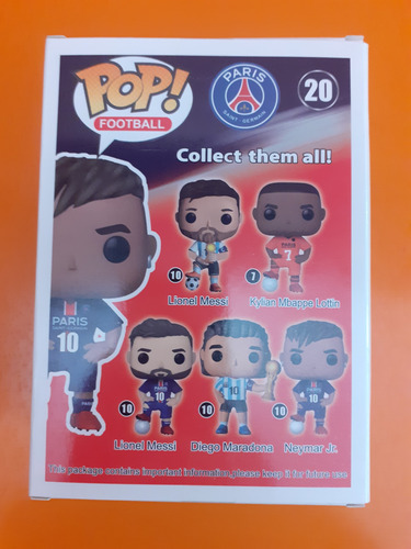 Neymar Jr Compatible Funko Pop Nuevo Dom Play