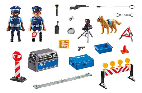 Playmobil City Action Control De Policía 48 Piezas 6924 (Usado)