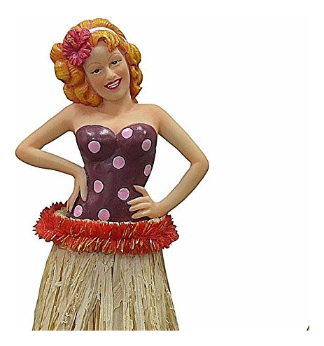 Hawaiian 40's Retro Vintage Estilo Hula Pin Up Chica Zhxgy