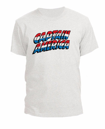 Remera Capitan America Logo Vintage