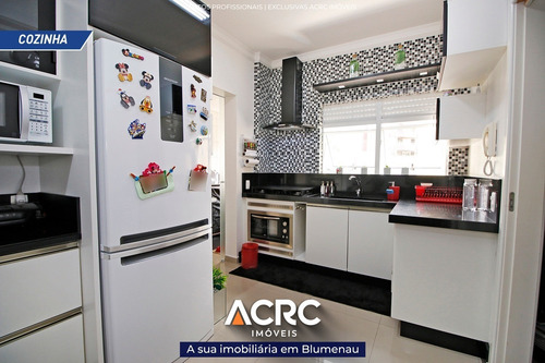 Acrc Imóveis - Apartamento Semi Mobiliado De Alto Padrão Para Venda No Bairro Ponta Aguda - Ap03195 - 34786997