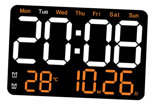 Reloj Despertador Digital Con Modo De Memoria De 10 Niveles
