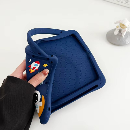 Funda Para Lenovo Xiaoxin Pad Plus Correa Silicon Spaceman Color Azul