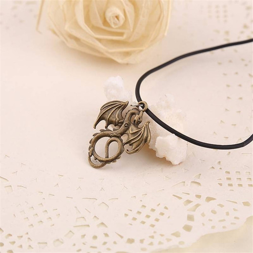 Imagen 2 de 2 de Game Of Thrones Dije Collar Daenerys Targaryen Dragon