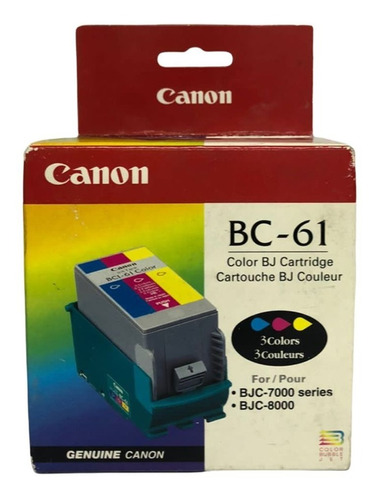 Cartucho Tinta Canon Bc-61 Color Original Nuevo Y Facturado