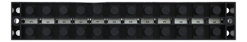 Hs Bloque De Terminales, 2 Piezas, Tira De 45 A, 600 V,