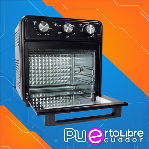 Imagen 1 de 10 de Turbo Horno Freidora De Aire 1650w Airfryer Capacidad 20 Lts