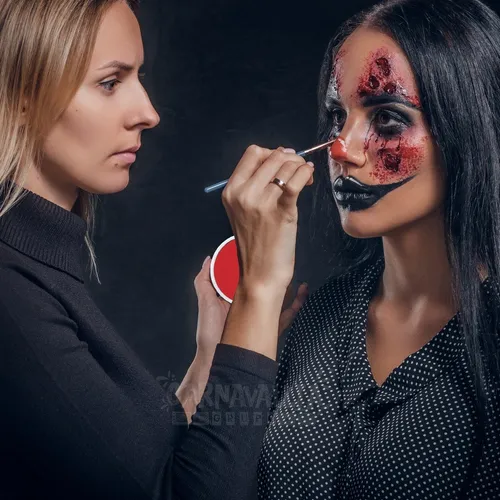 6 Pinturas Maquillaje Blanco Negro Rojo Pintacaritas Catrina 6 Pinturas Maquillaje Blanco Negro Rojo Pintacaritas Catrina
